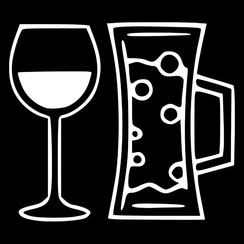 Vin, verre de vin, vin rouge, vin blanc.