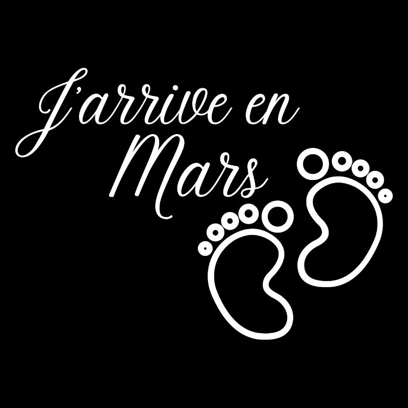 J' arrive en Mars annonce naissance futur bébé