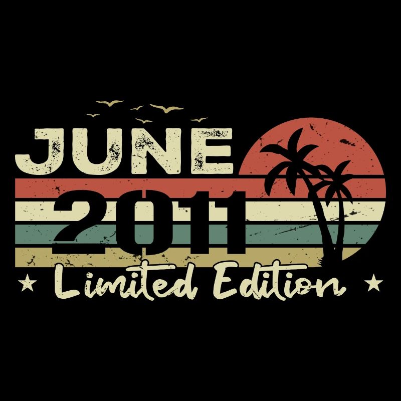 13. Juni Jubiläum Vintage Born 2011 Vibe