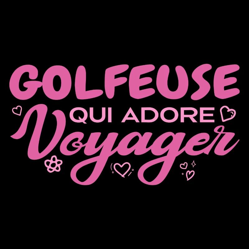 Golfeuse globe-trotteuse passionnée de voyages