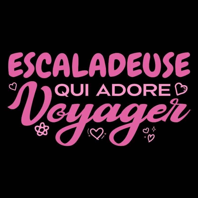 Escaladeuse globe-trotteuse passionnée de voyages