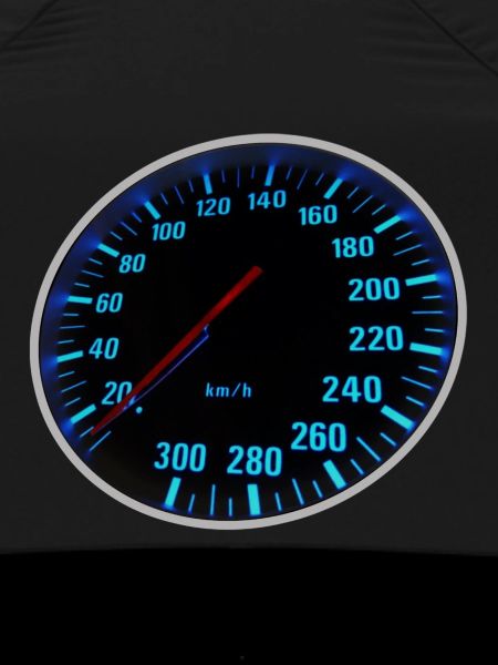 Blue Speedmeter, Tacho - Design