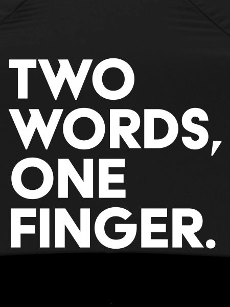 Two words one finger