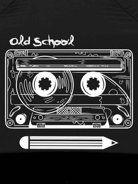Retro Kassette und Stift