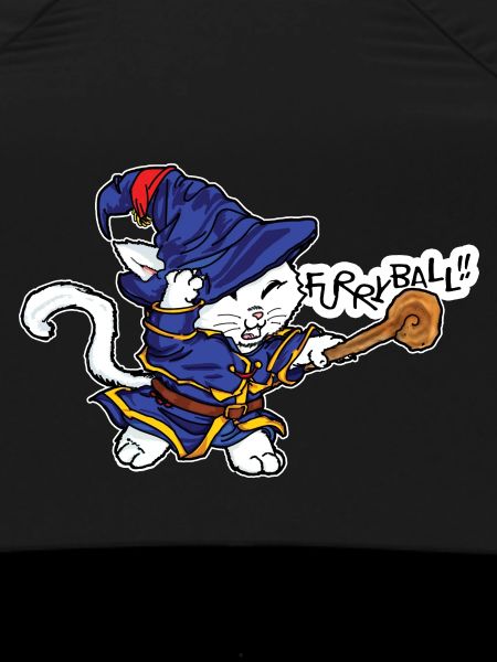 Chat sorcier en enchantement