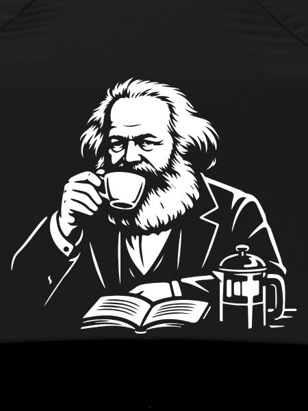 Karl Marx Kaffee-Moment
