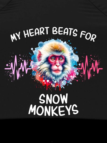 Snow Monkey Heart Line