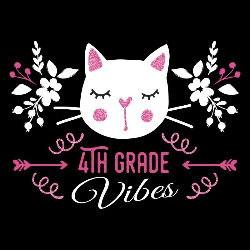 4th grade | Grade Vibes Back to School Cute Cat