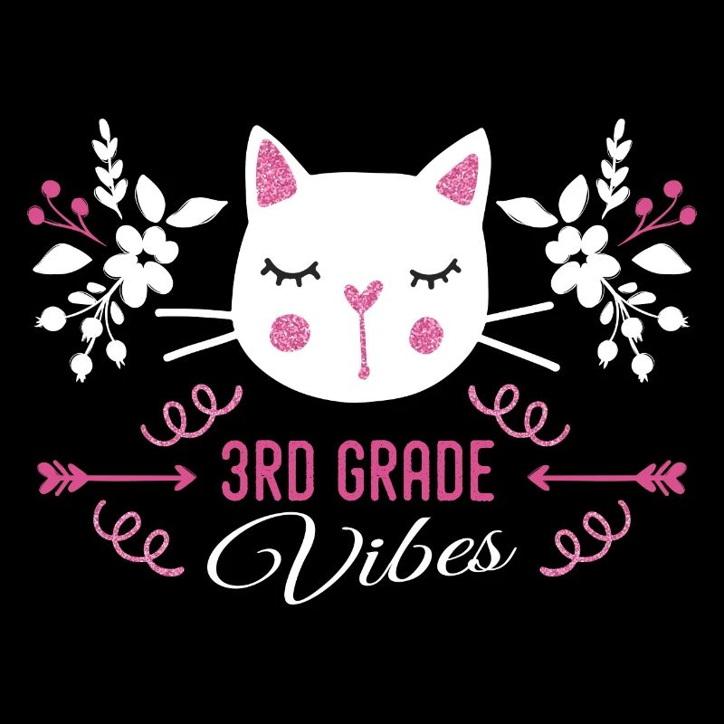 3rd grade | Grade Vibes Back to School Cute Cat