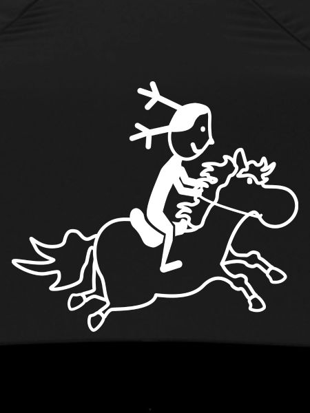 Pony with rider