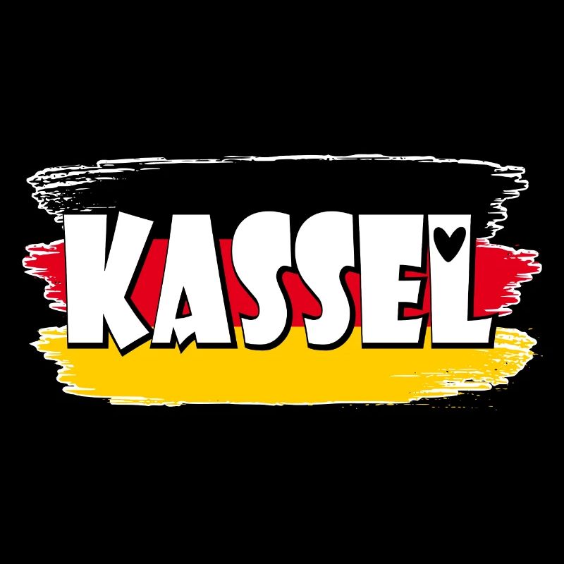 Drapeau de Kassel, Allemagne