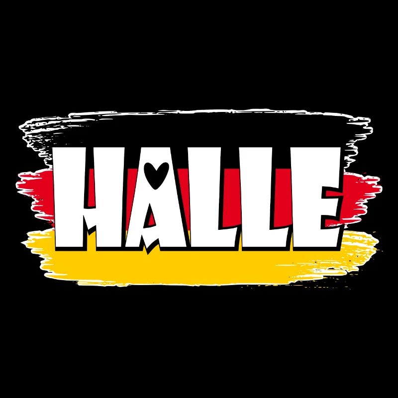 Hall, City, Germany, Flag