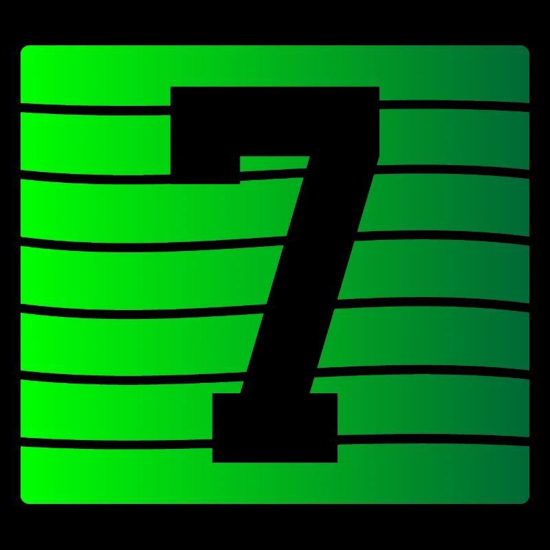 Green Stripe-7 Contrast Design