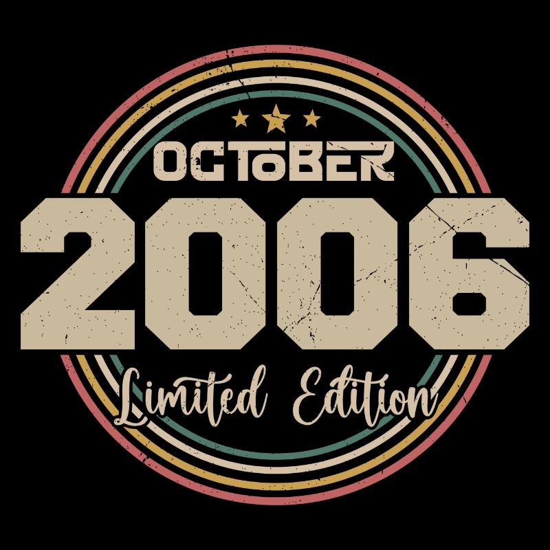 Born in October 2006 Retro Anniversary October 2006