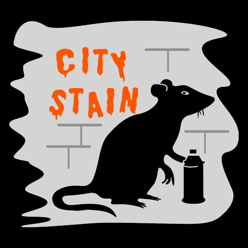 City Stain – Ratten-Graffiti