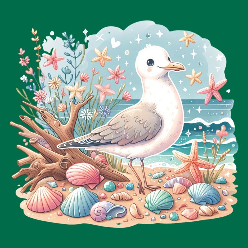 Seagull Beach Shells Maritime Coast