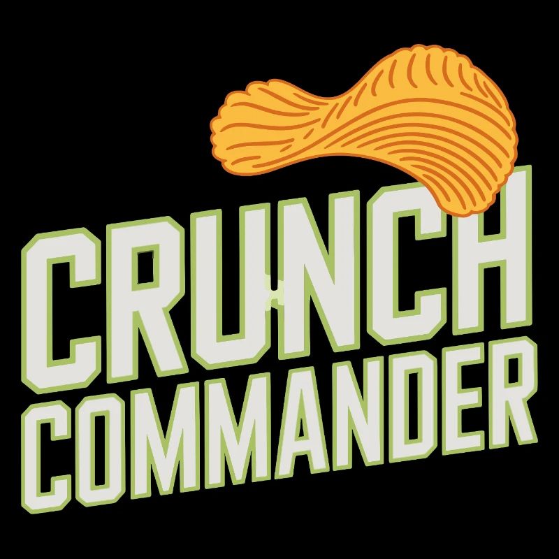  Crunch Commander Knabber Chips Fan Snack