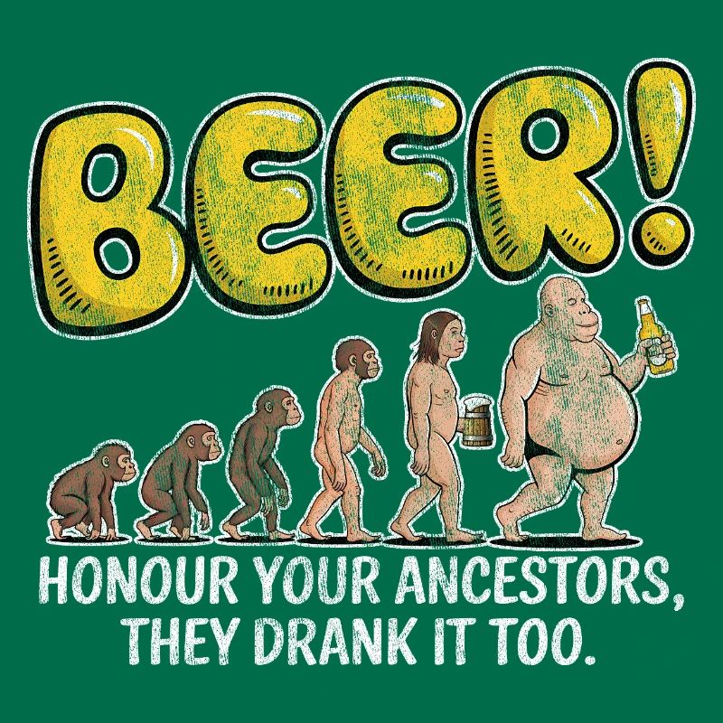 Evolution Beer Lustiges Witziges Bier