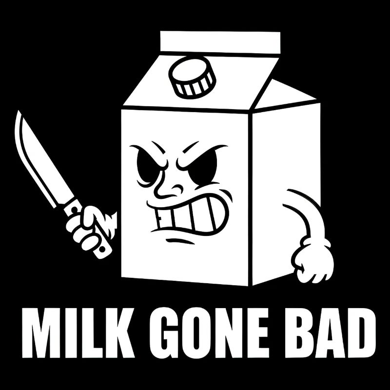 Dessin animé Rage Pourrie du Lait