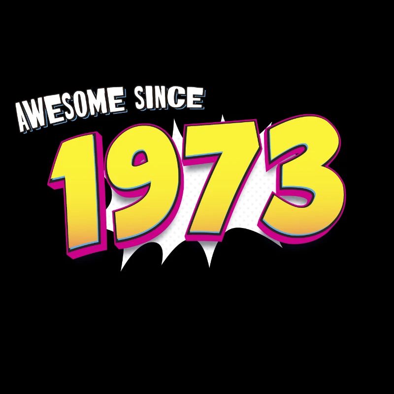 Retro 50. Geburtstag im Pop Art Comic Stil
