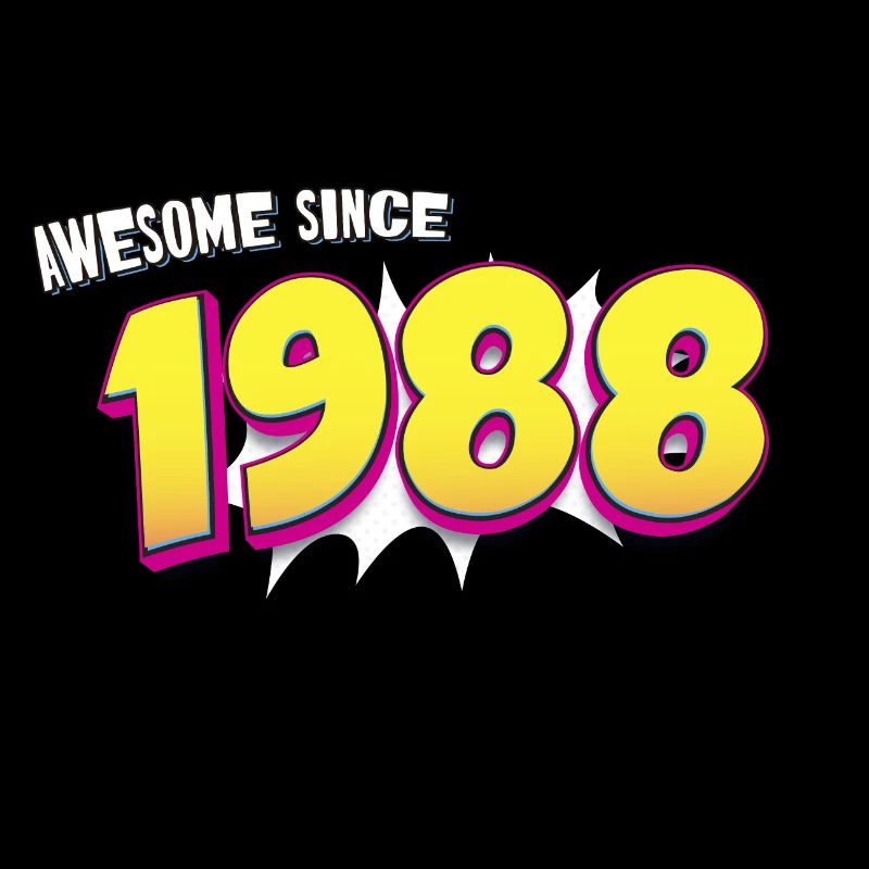 Retro 35. Geburtstag im Pop Art Comic Stil