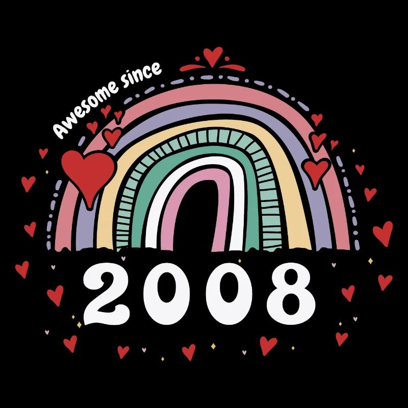 Cute Rainbow Awesome 2008 - 15. Geburtstag mit