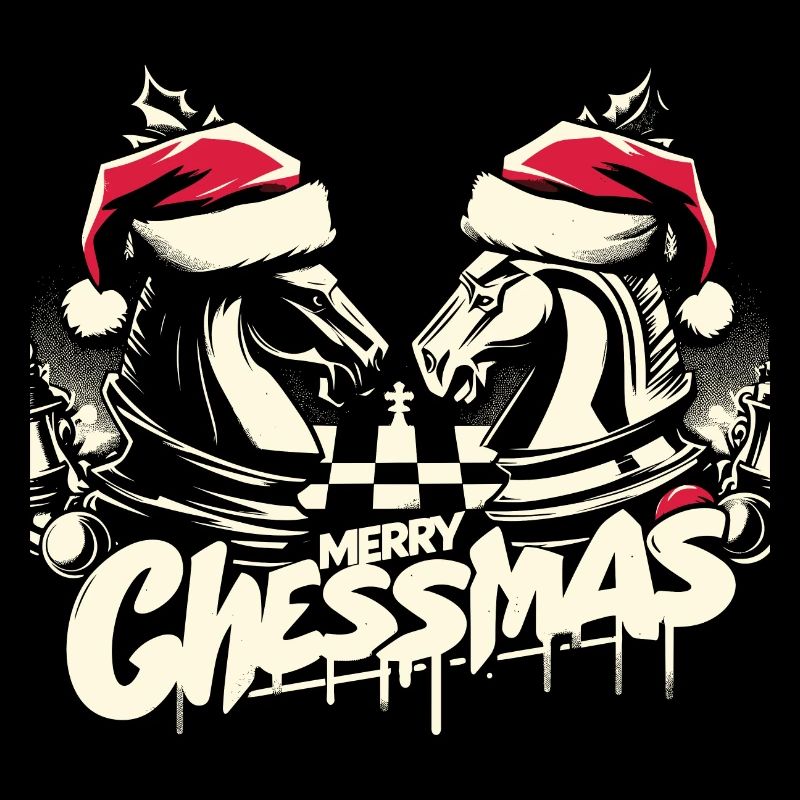 Joyeux Chessmas Échecs Noël