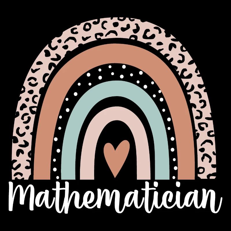 Mathématicien Arc-en-ciel Léopard Drôle Mathématicien