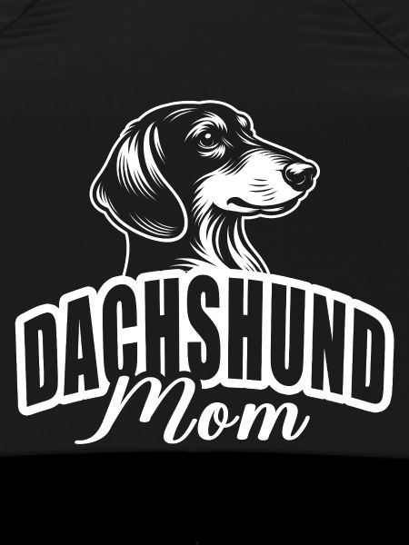 "Dachshund Mom" with dog head