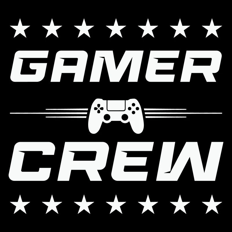 Logo Gamer Crew imprimé