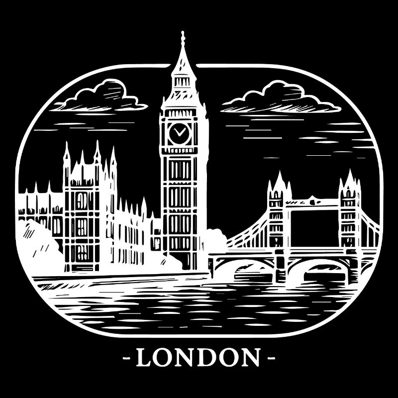 London Stadtsilhouette