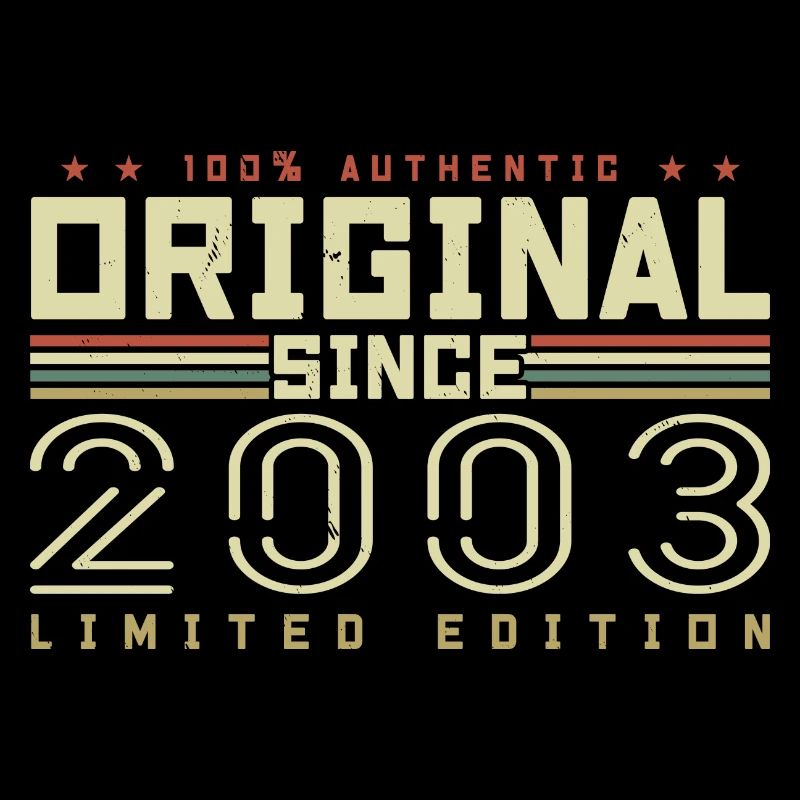 Original 2003 Retro 2003 Geburtstagsgeschenk 2003