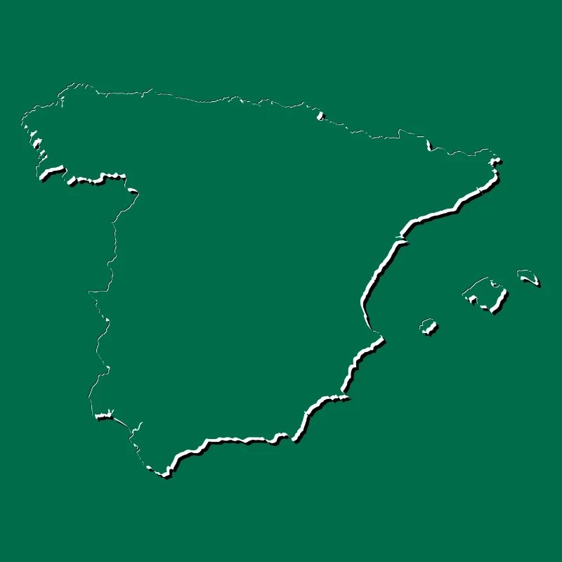 Spain | Map | Shadow