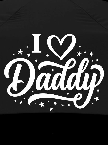 I Love Daddy Script Tee