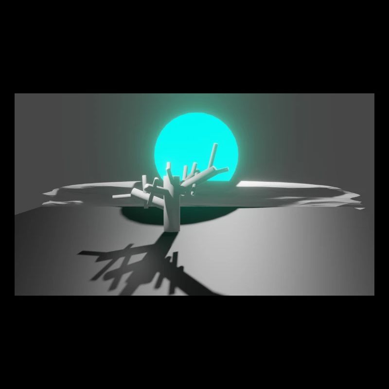 Sonne und Baum