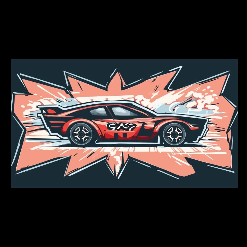 Comic Racecar