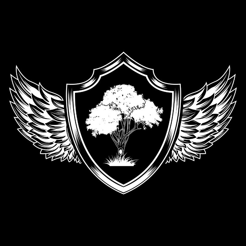 Baum Wappen Schild