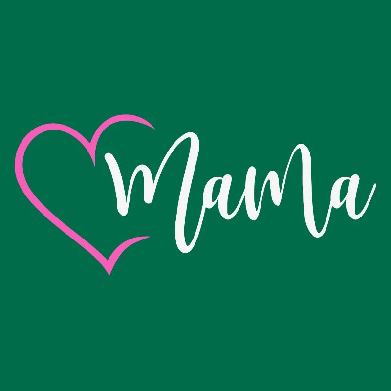 Mama mit Herz Mutter Muttertag Liebe Kind Geschenk