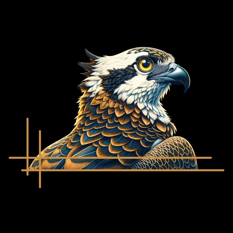 Prächtiger Falke