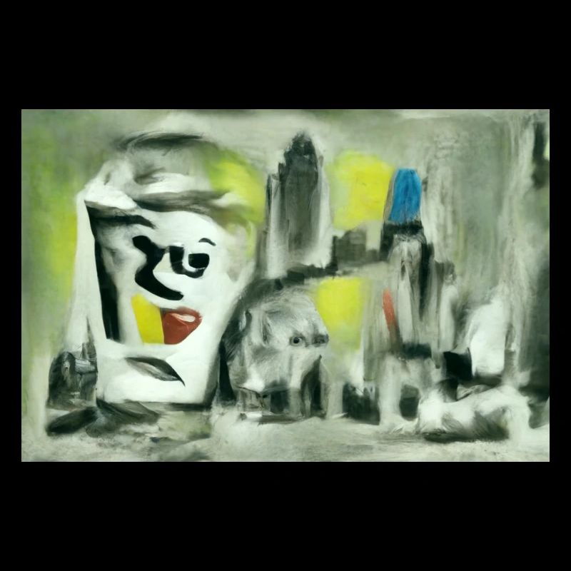 Abstaktes Bild -The City flows