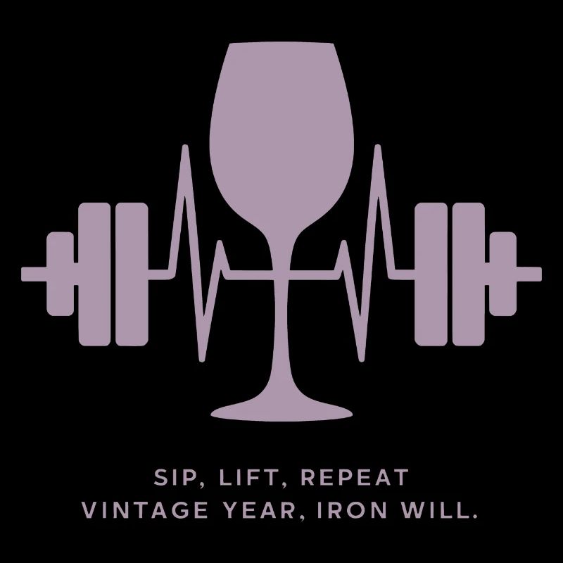 Enjoyment and strength: wine and weights