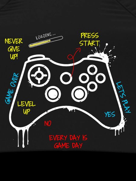 Gamer Controller Graffiti