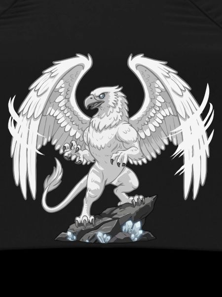 Mythical Gryphon on Crystal Rock