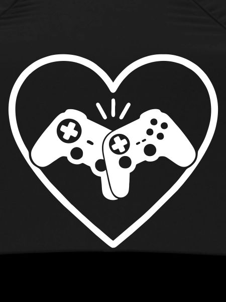 Controller Heart Gamer lieben Videospiele