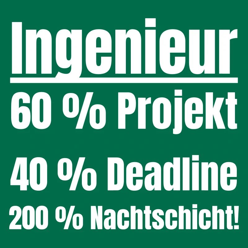 Engineer Life: Project, Deadline, Night Shift.
