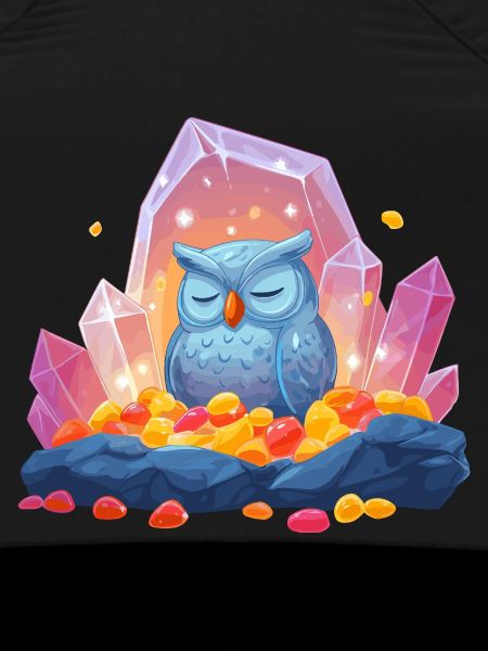 Meditating Owl Crystal Cave