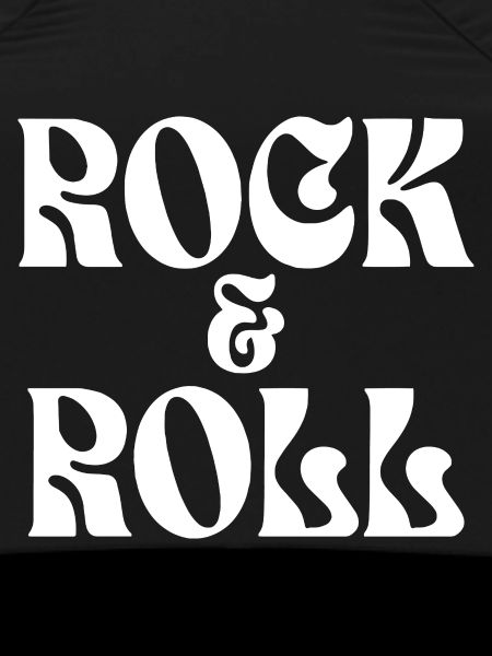 Rock & Roll Retro-Typografie