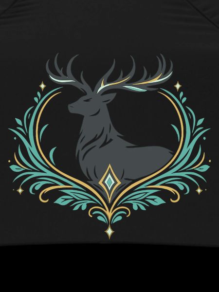 Deer in ornamental heart