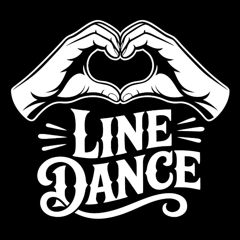 Line Dance Herzhand Logo