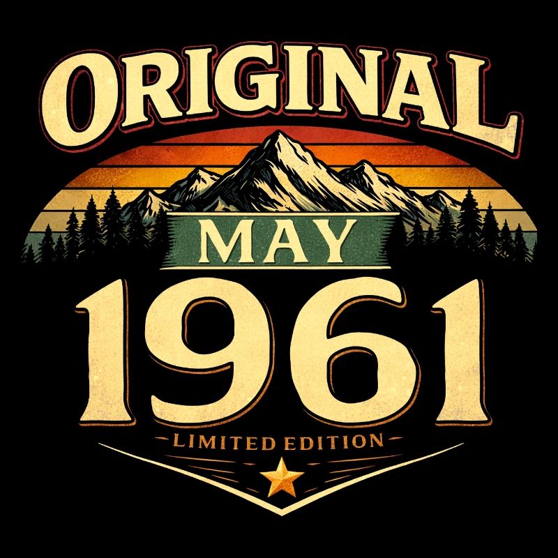65. Geburtstag Geschenk Original Mai 1961